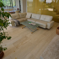 Bodenplatten Travertin Troja