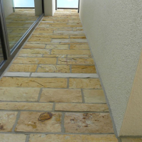 Bodenplatten aus Sandstein - Niedersachsen