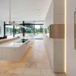 Fliesen in Bahnen, Travertin Troja hell (4)