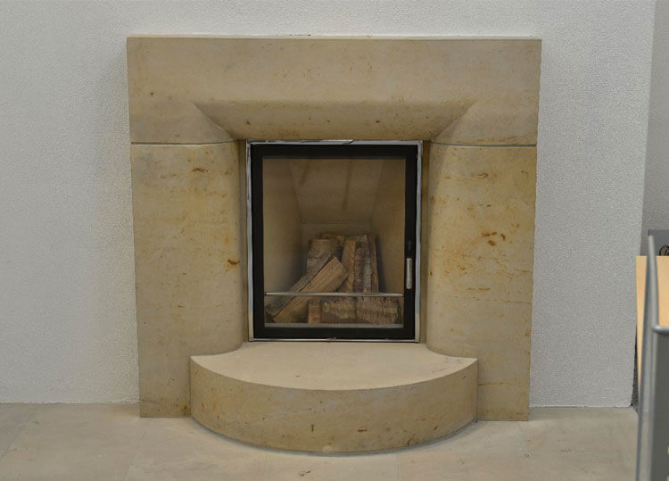 Kamin aus Sandstein Luxor