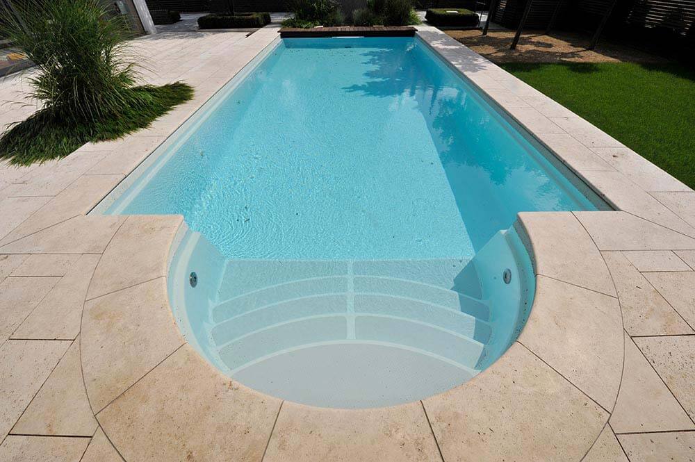 Pool Treppe Mauern