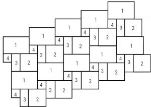 Römischer Verband | Infos & Verlegeplan mit 3, 4 und 5 Formaten