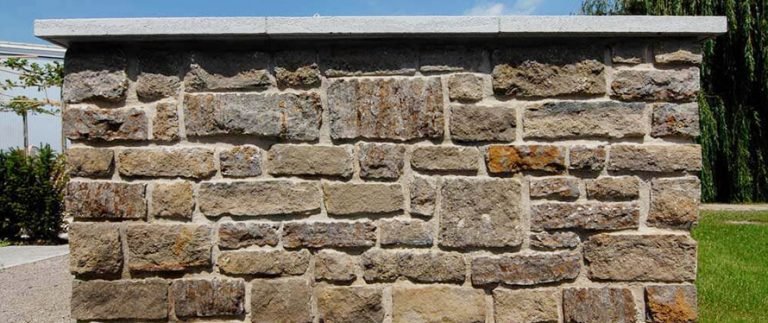 MuschelkalkMauersteine (anthrazit) Naturstein & Trockenmauern