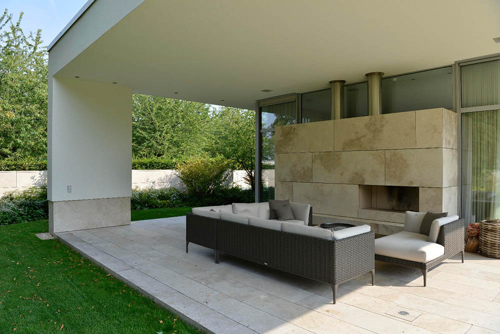 Terrassenboden aus Stein günstig gestalten | 40 kreative Ideen