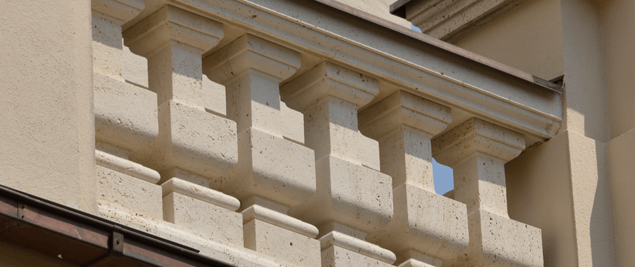 Balustrade Troja hell