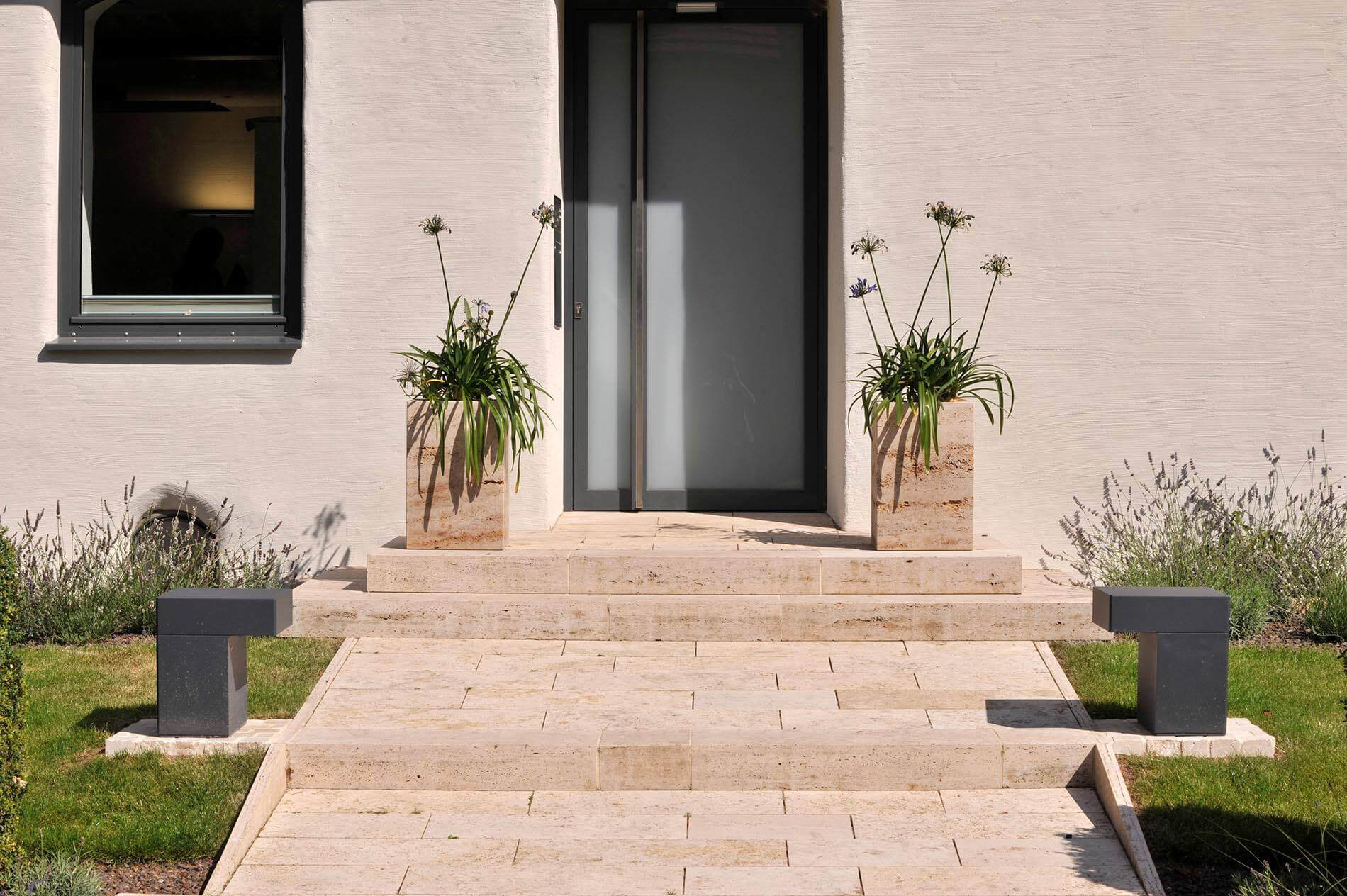 Blockstufen Aus Naturstein Sandstein Co 20 Ideen Bilder