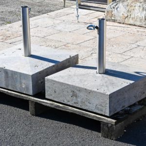 Sonnenschirmständer - Augustus Dolomit (eckig)